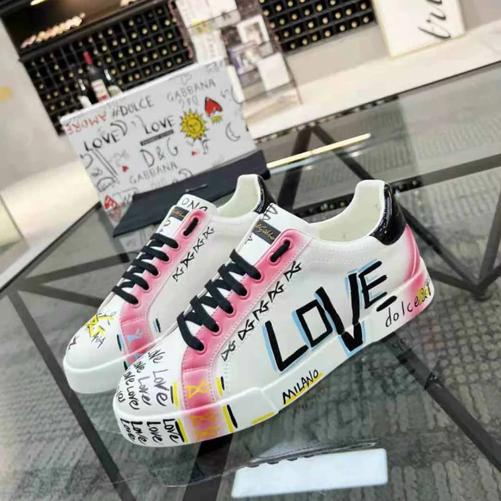 Dolce Gabbana D&G Limited Edition Portofino Sneakers for Unisex Dolce Gabbana D&G Limited Edition Portofino Sneakers for Unisex