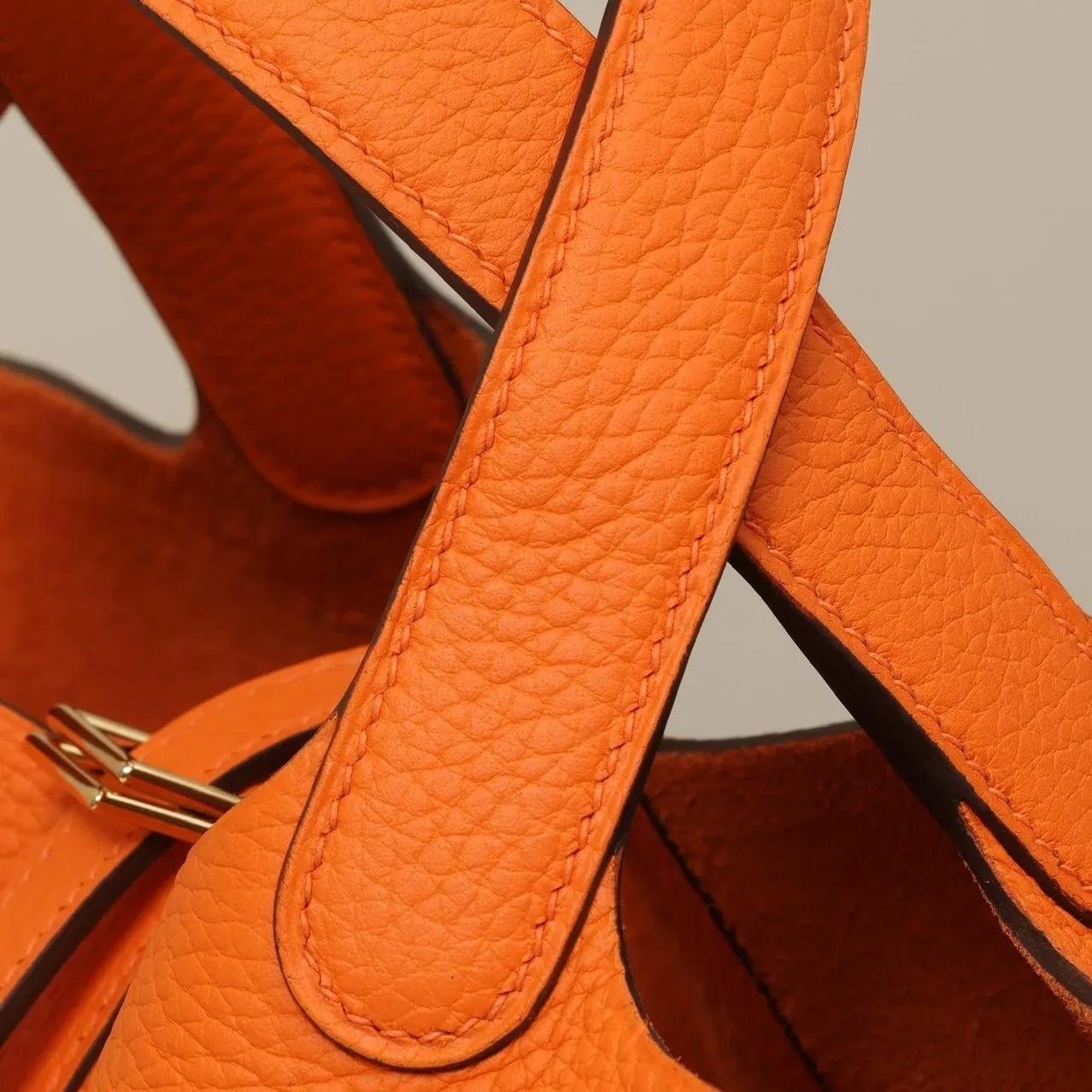 Hermes Picotin Lock 18 Bag Orange /