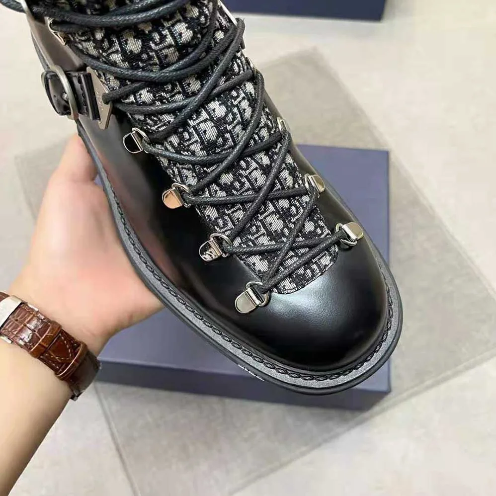 Dior Explorer II Laced and Buckled Ankle Boot for Men Dior Explorer II Laced and Buckled Ankle Boot for Men