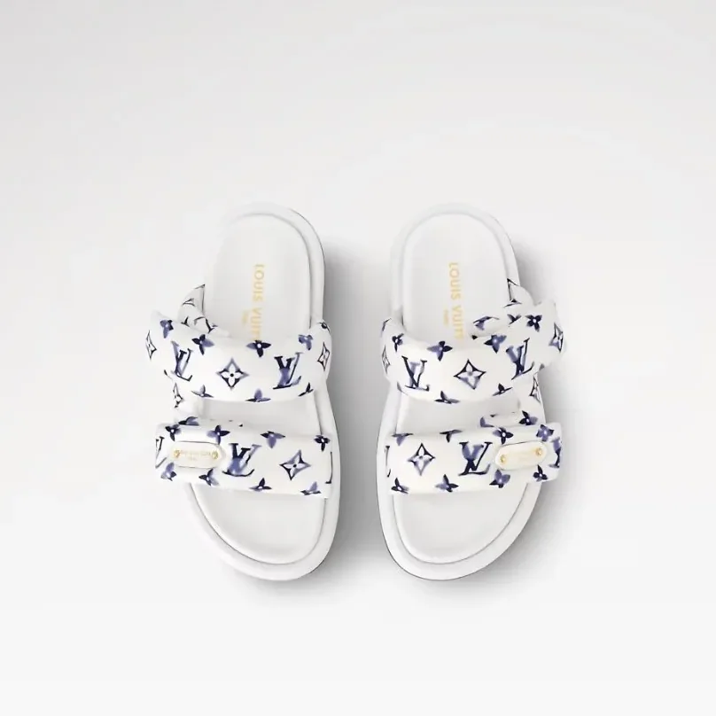 Louis Vuitton Pool Pillow Comfort Mule Blue 1AHMKL