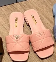 Prada Quilted Nappa Sabots Pink in PRD