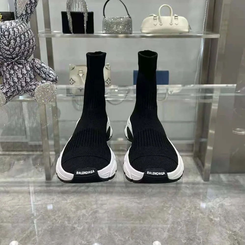 Balenciaga Speed 3.0 Sneaker in Black Recycled Knit for Women Balenciaga Speed 3.0 Sneaker in Black Recycled Knit for Women