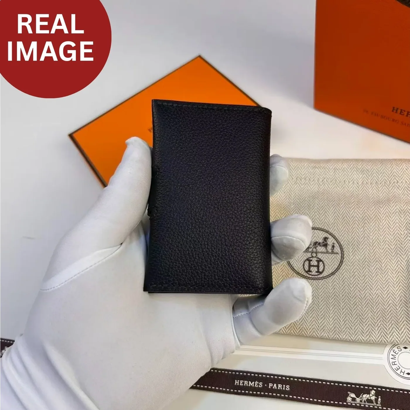 Hermes R.M.S Card Holder Noir /