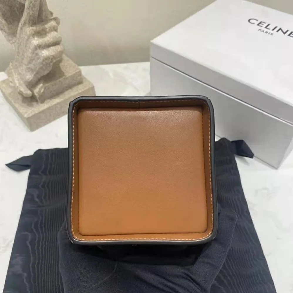 Celine Strap Box in Smooth Calfskin for Women in Tan
