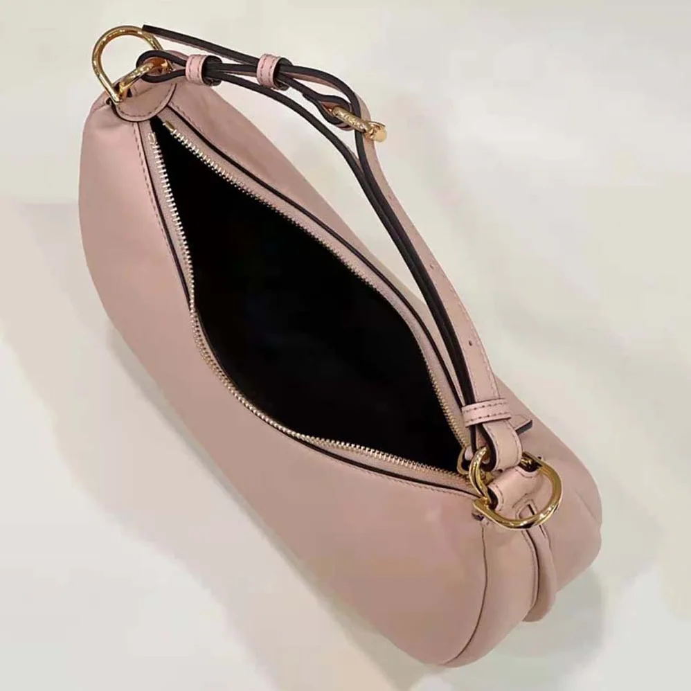 Fendi Fendigraphy Small Pale Pink Leather Bag for Women