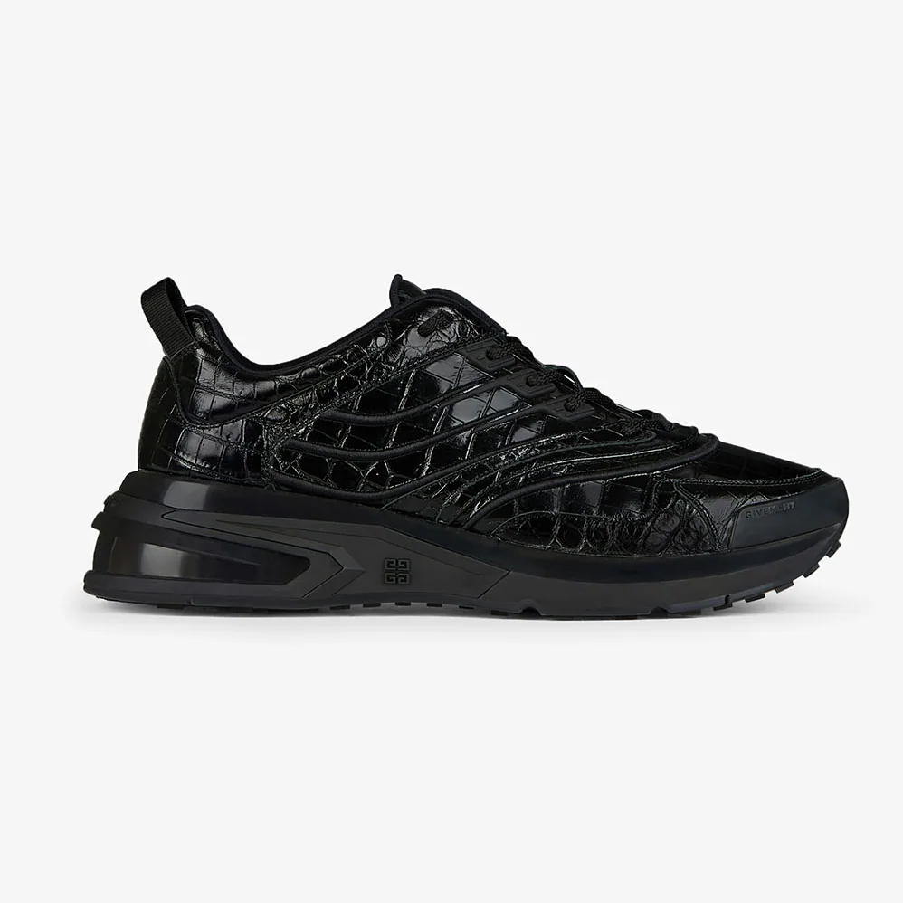 Givenchy Giv 1 Sneakers in Crocodile Effect Leather for Unisex in Black