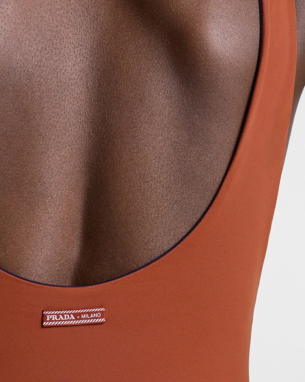 Prada One-piece Swimsuit Blue/Rust 70258_16UL_F0TBB_S_OOO Prada One-piece Swimsuit Blue/Rust 70258_16UL_F0TBB_S_OOO