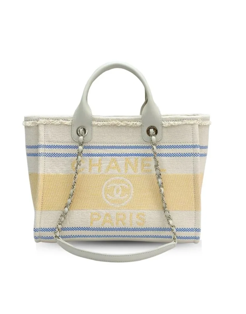 Chanel Large Deauville Tote Bag Sand /