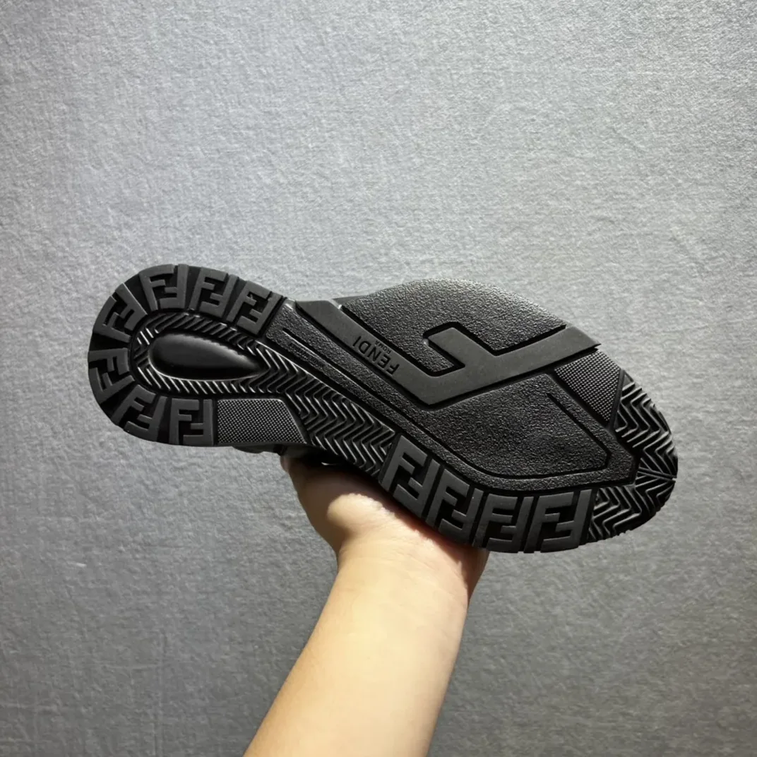 Fendi FD Flow Sneakers Black 7E1392AJZHF1DV5 Fendi FD Flow Sneakers Black 7E1392AJZHF1DV5