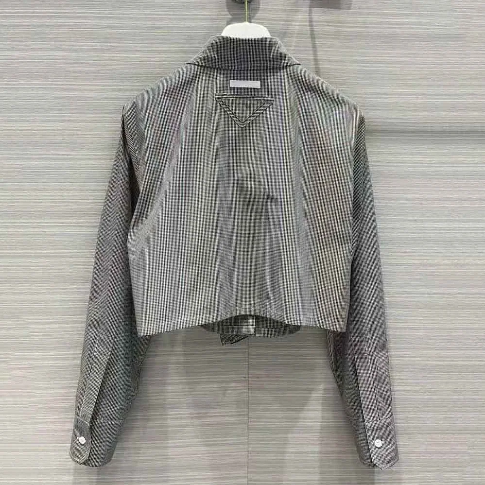 Prada Gingham Check Shirt for Women Prada Gingham Check Shirt for Women