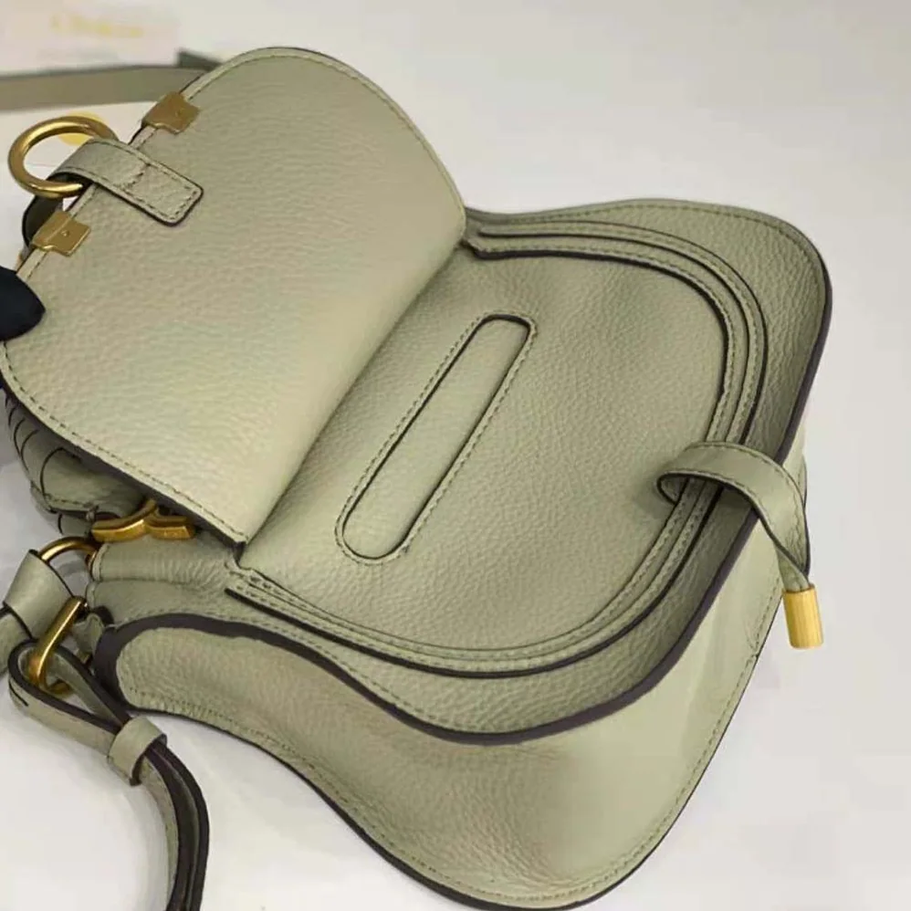 Chloe Marcie Mini Double Carry Bag for Women in Green