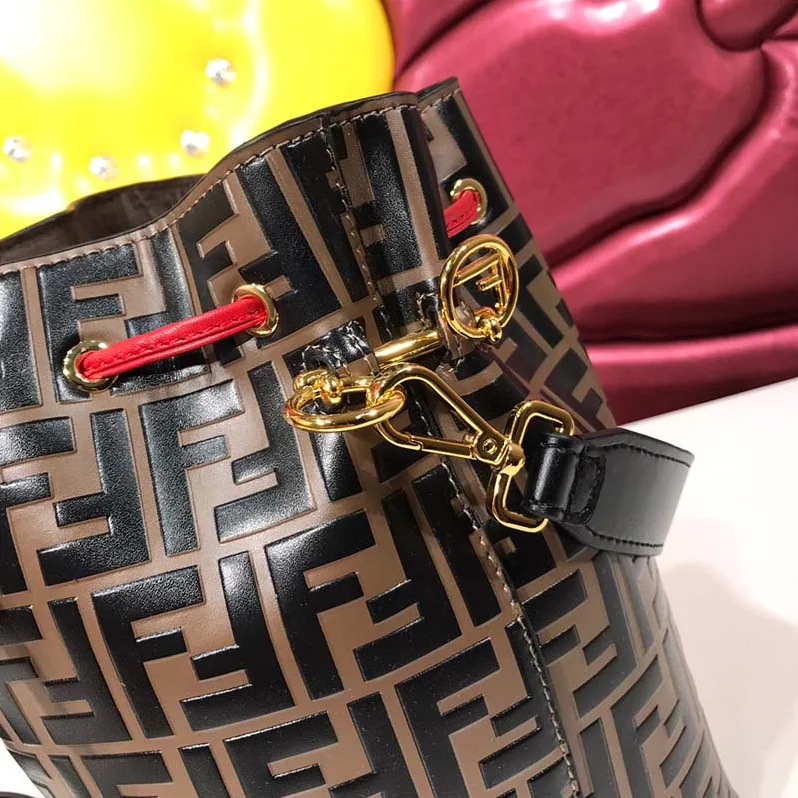 Fendi Mon Tresor Multicolor Leather Bag for Women Fendi Mon Tresor Multicolor Leather Bag for Women