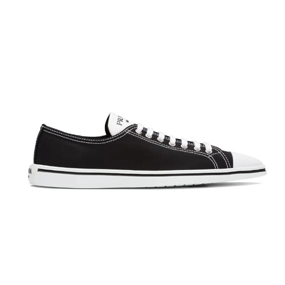 Prada Synthesis Sneakers in 25mm Heel for Women in Black
