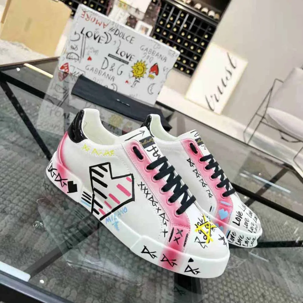 Dolce Gabbana D&G Limited Edition Portofino Sneakers for Unisex Dolce Gabbana D&G Limited Edition Portofino Sneakers for Unisex