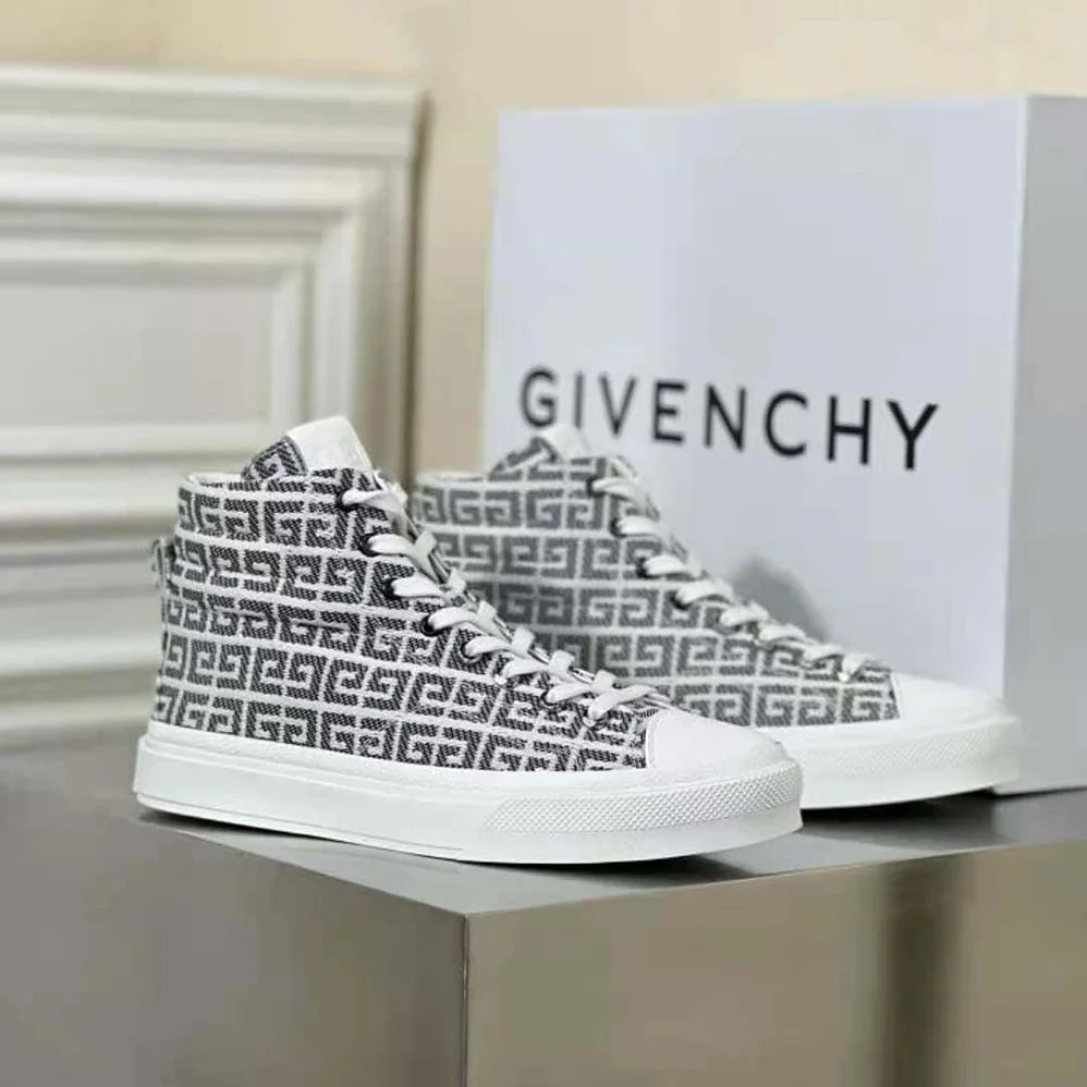 Givenchy High Sneakers City in 4G Jacquard for Unisex in Black