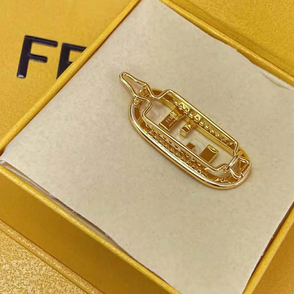 Fendi Hair Clip with Fendi O'Lock Motif for Women