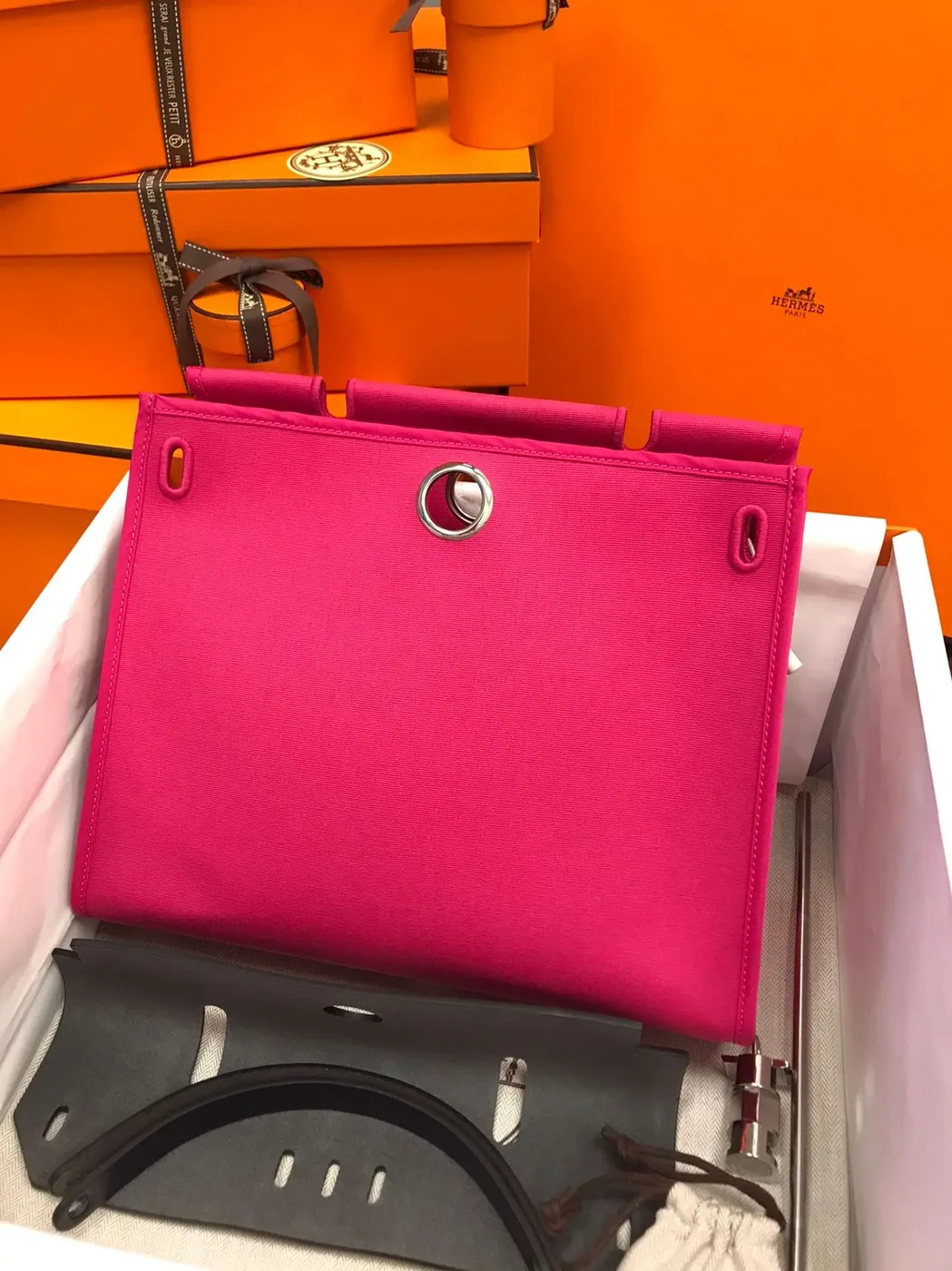 Hermes Herbag Zip 31 Bag Pink / Hermes Herbag Zip 31 Bag Pink /