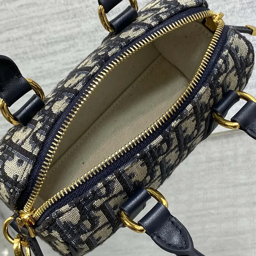 Dior Nano Dior Groove 17 Bag Blue Dior Oblique Jacquard for Women Dior Nano Dior Groove 17 Bag Blue Dior Oblique Jacquard for Women