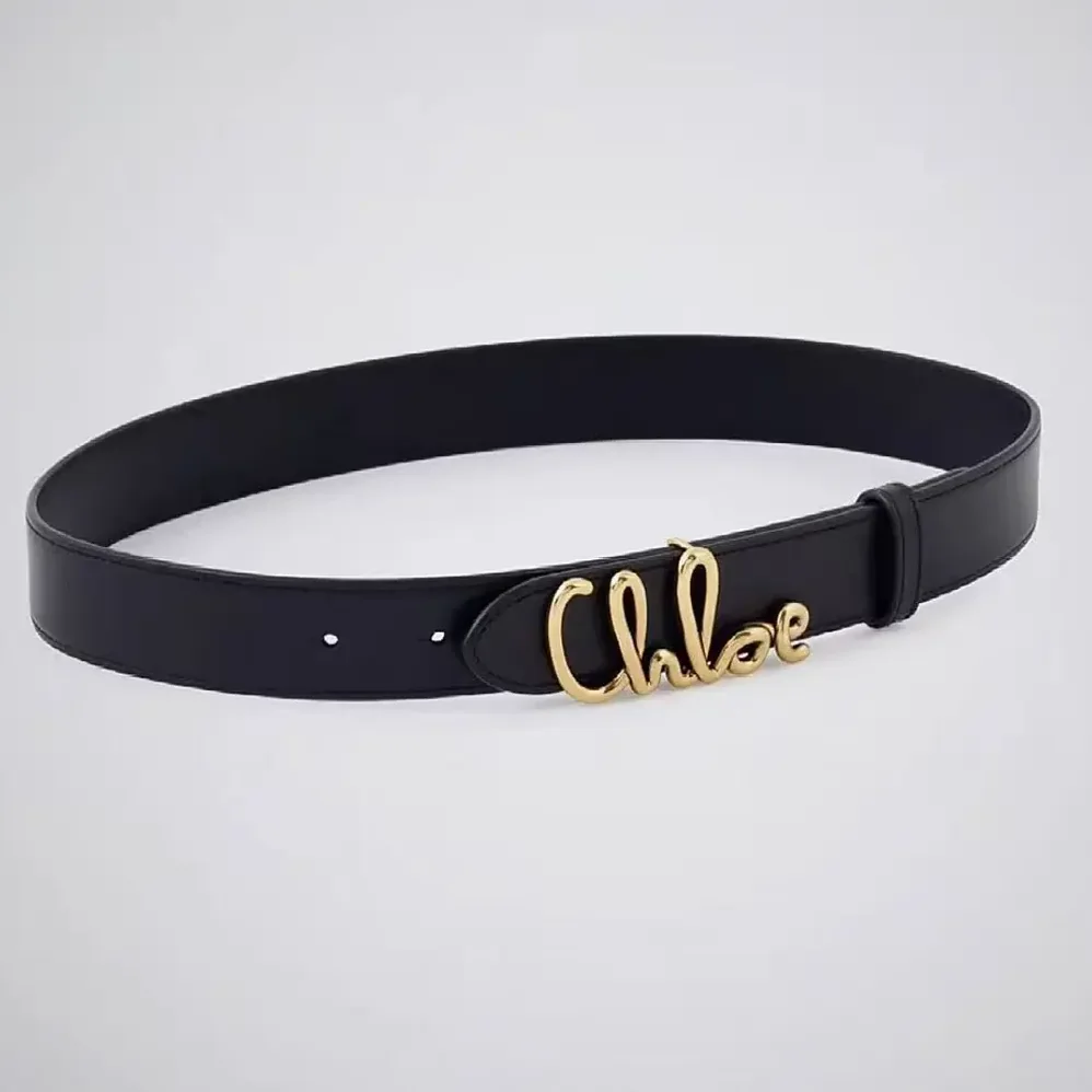 Chloe The Iconic Belt in Calfskin for Women in Black