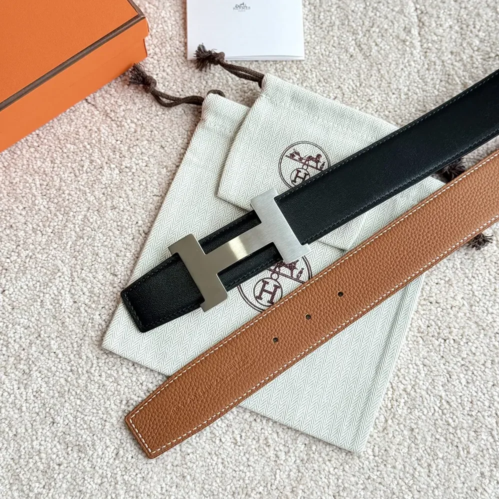 Hermes Constance Belt Buckle & Reversible Leather Strap 38 mm for Unisex