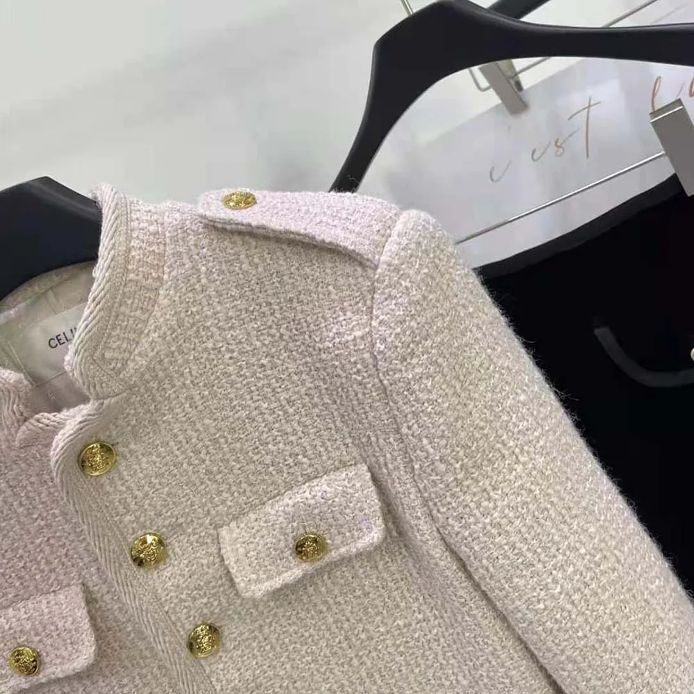 Celine Alluré Jacket in Bouclette Natté for Women Celine Alluré Jacket in Bouclette Natté for Women