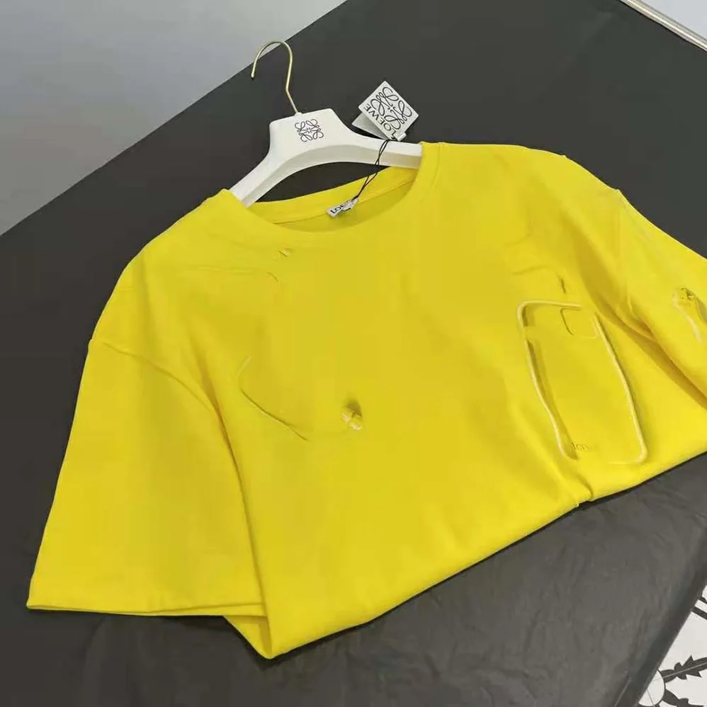 Loewe Objects T-shirt in Cotton for Men in Yellow