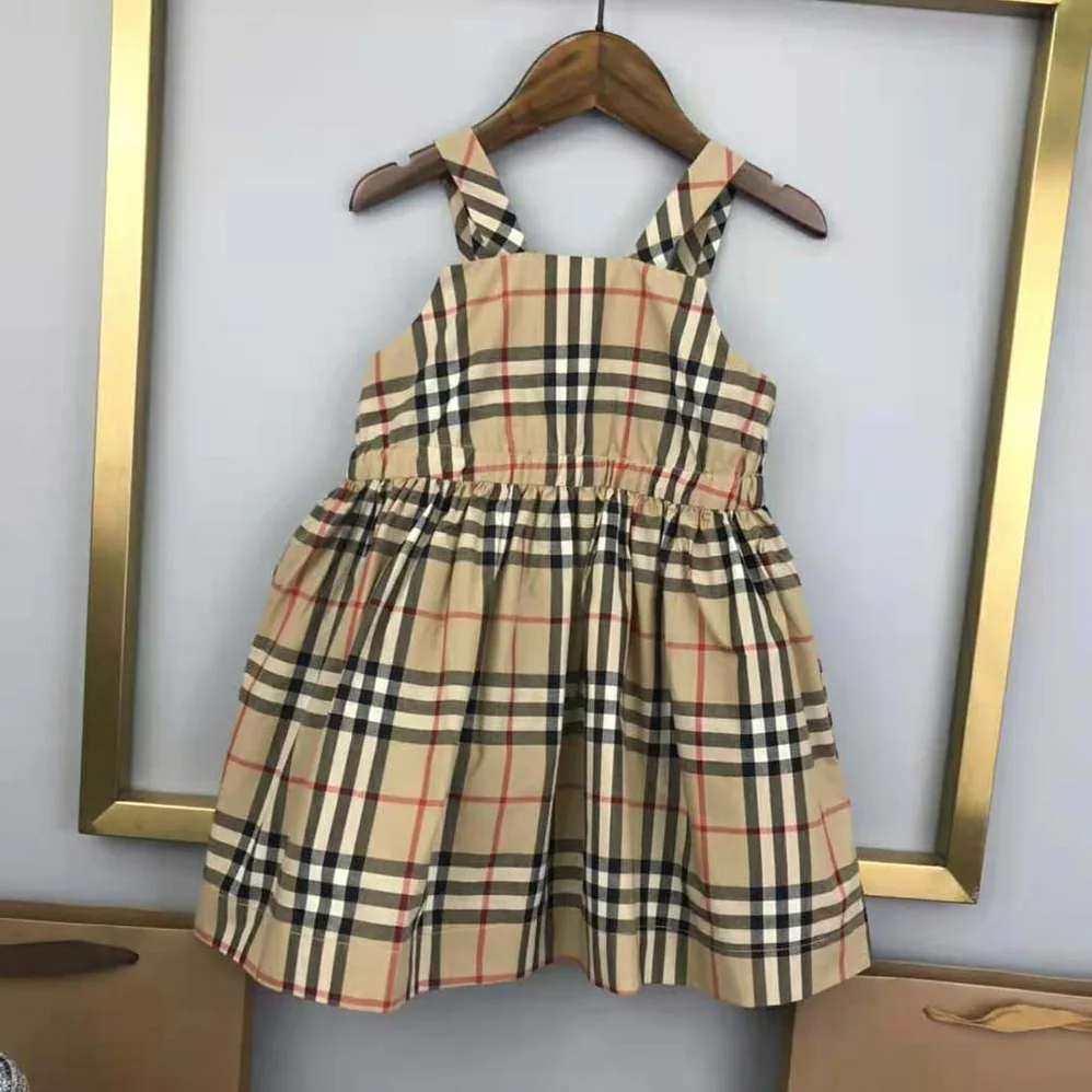 Burberry Girls' Vintage Check Stretch Cotton Top