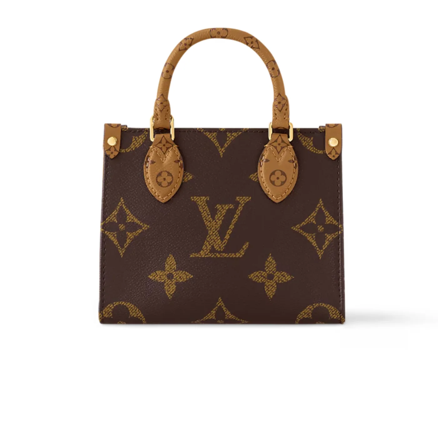 Louis Vuitton OnTheGo BB Tote Bag in Monogram Reverse Gold Hardware