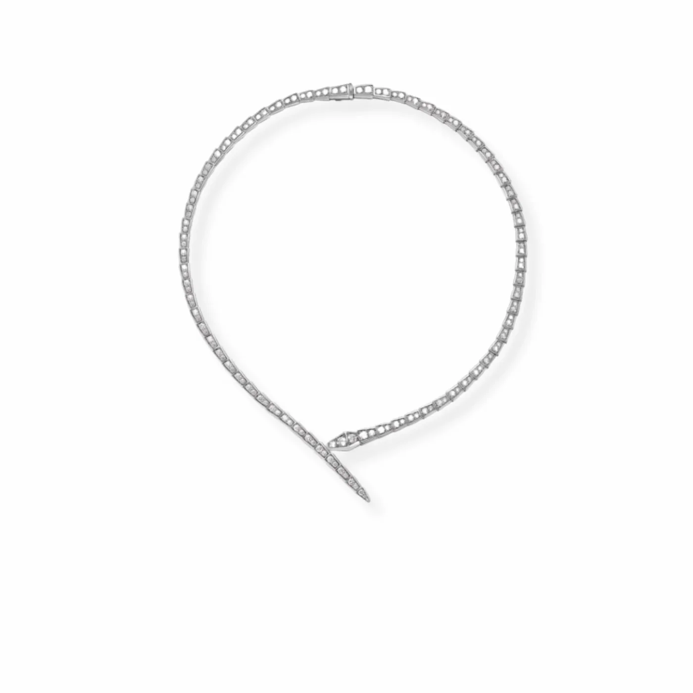 Bvlgari Serpenti Viper Necklace White Gold Bvlgari Serpenti Viper Necklace White Gold