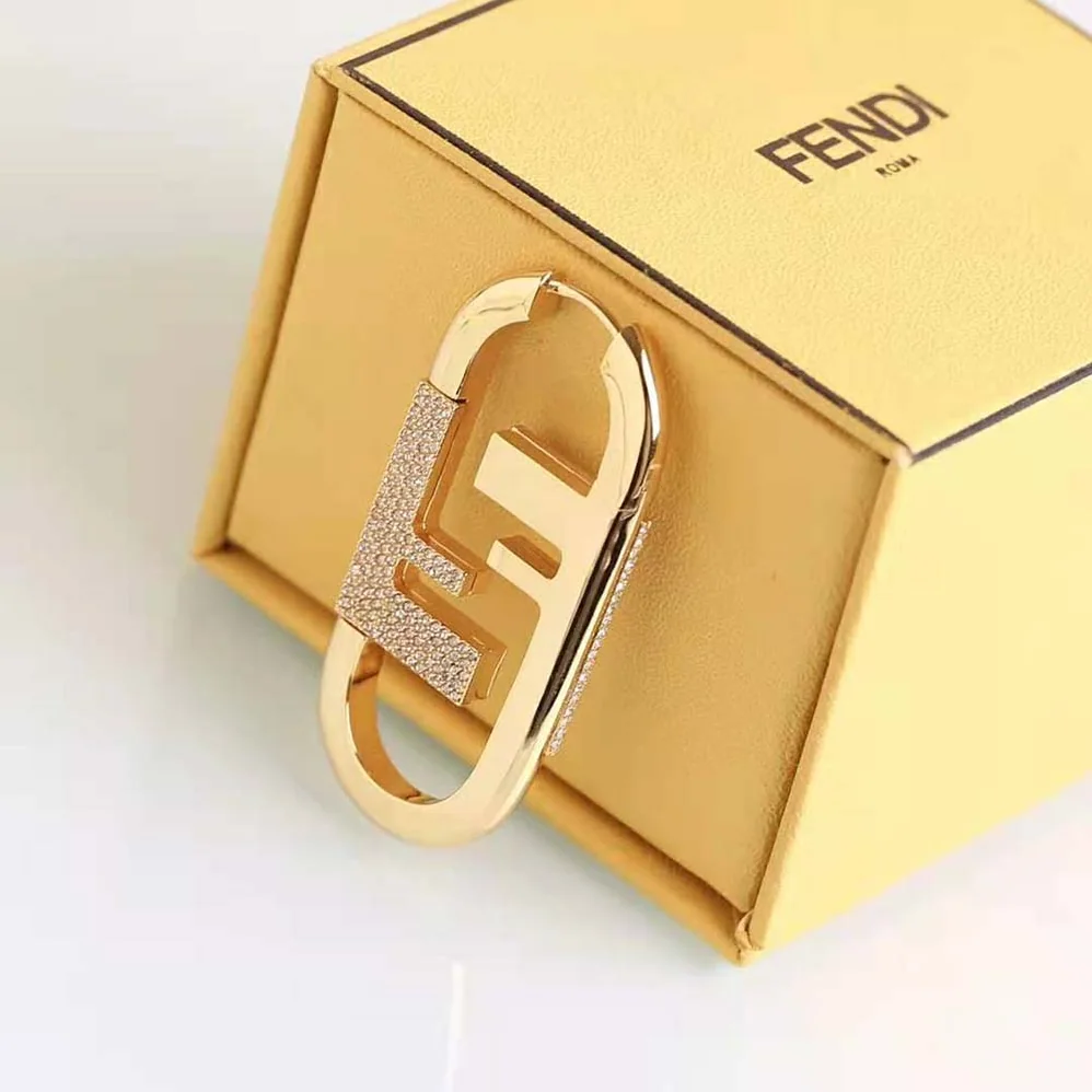 Fendi O'lock Single Earring with Gold for Women in color Earrings