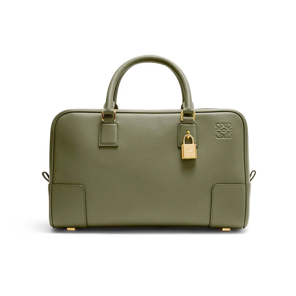 Loewe Amazona 28 Bag in Nappa Calfskin for Women in Green