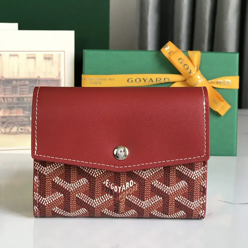 Goyard Saint Gabrie Wallet for Unisex in Red Goyard Saint Gabrie Wallet for Unisex in Red