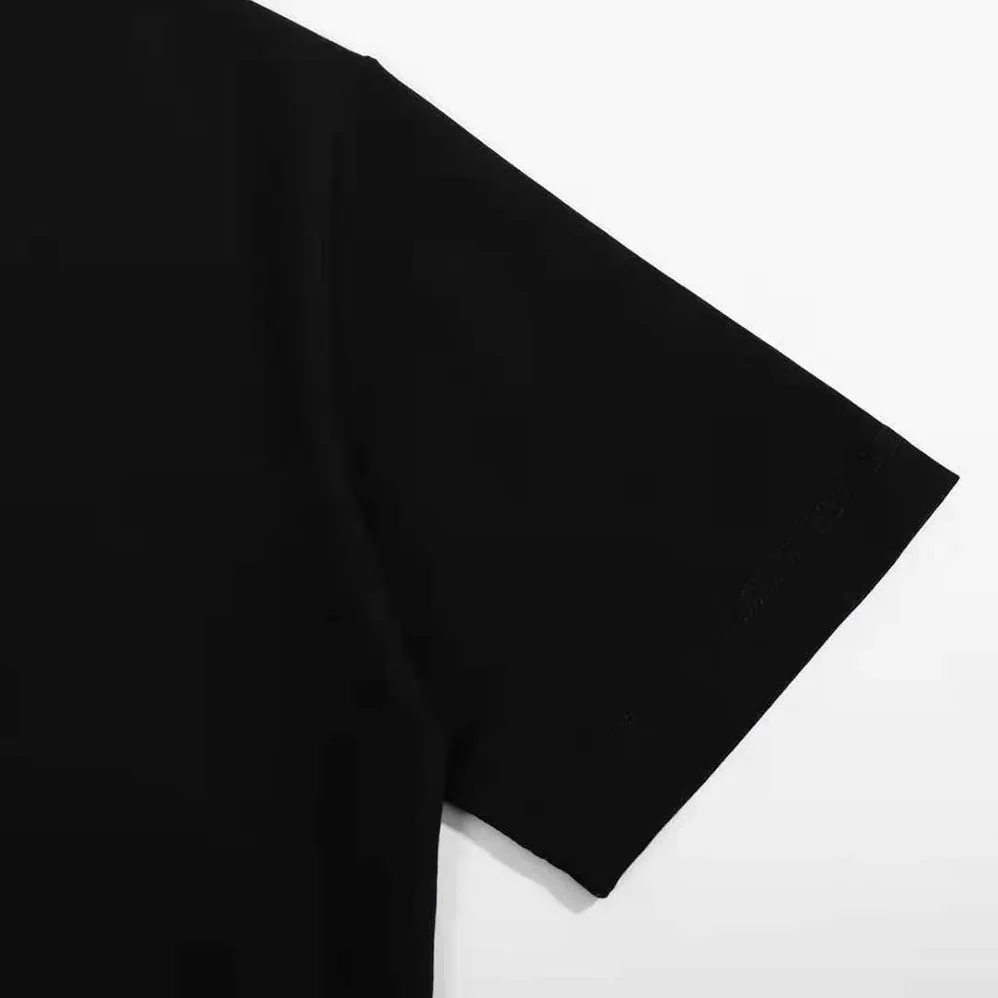 Burberry Embroidered Oak Leaf Crest Cotton T-shirt for Men in Black