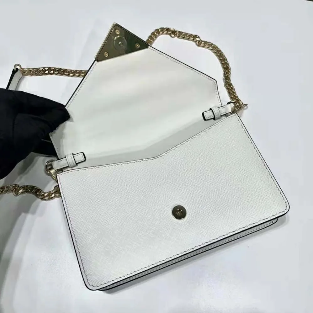 Prada Saffiano Leather Shoulder Bag for Women in White Prada Saffiano Leather Shoulder Bag for Women in White