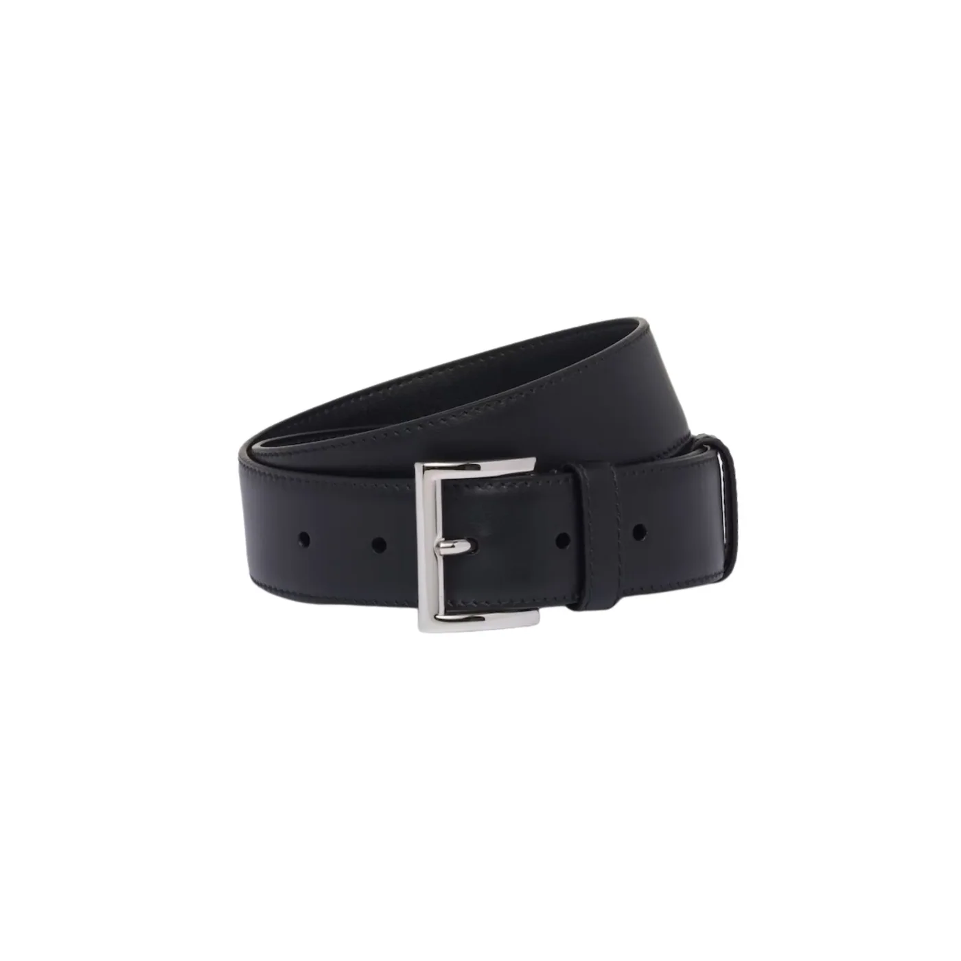 Prada Leather Belt Black 1CC545_8NQ_F0002 Prada Leather Belt Black 1CC545_8NQ_F0002
