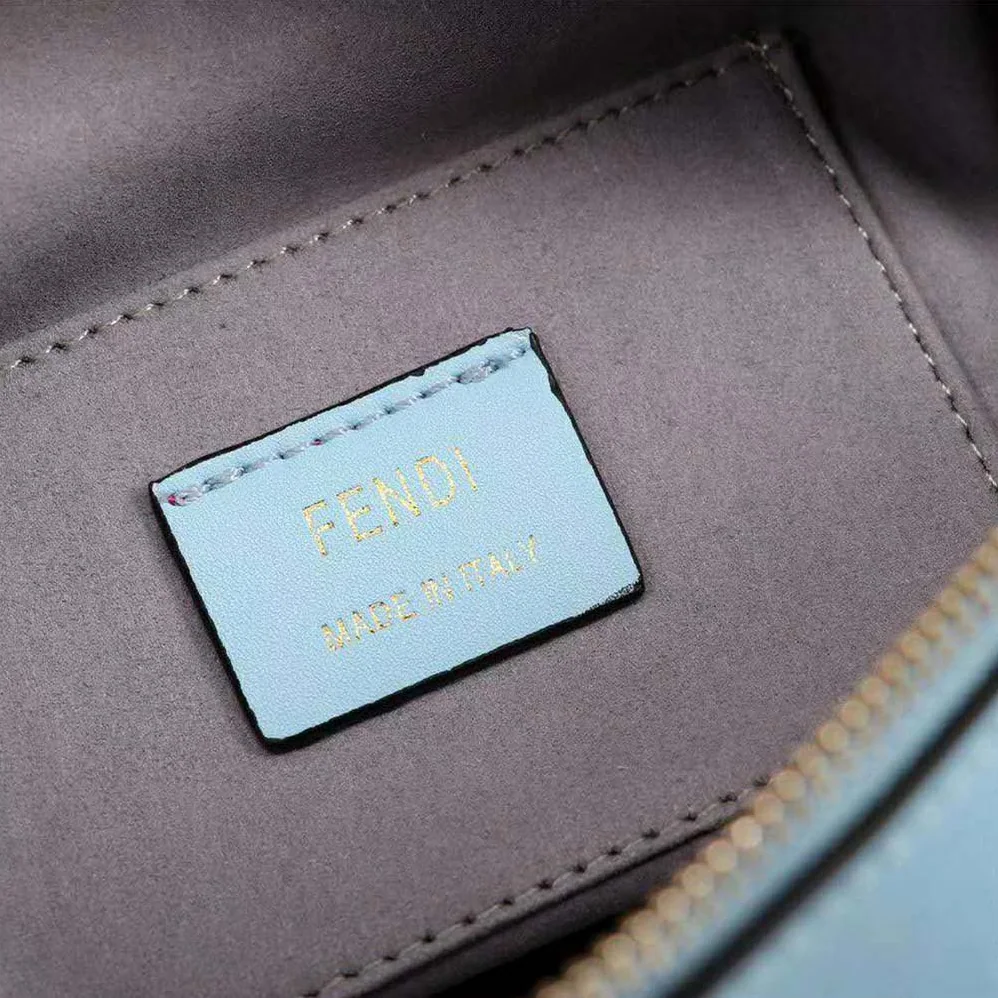 Fendi Camera Case Leather Bag for Women in Blue