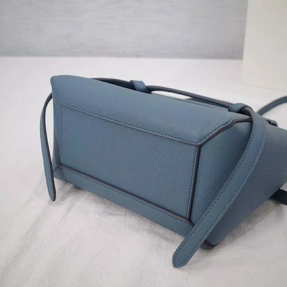 Celine Nano Belt Bag in Grained Calfskin Bag for Women in Navy Celine Nano Belt Bag in Grained Calfskin Bag for Women in Navy