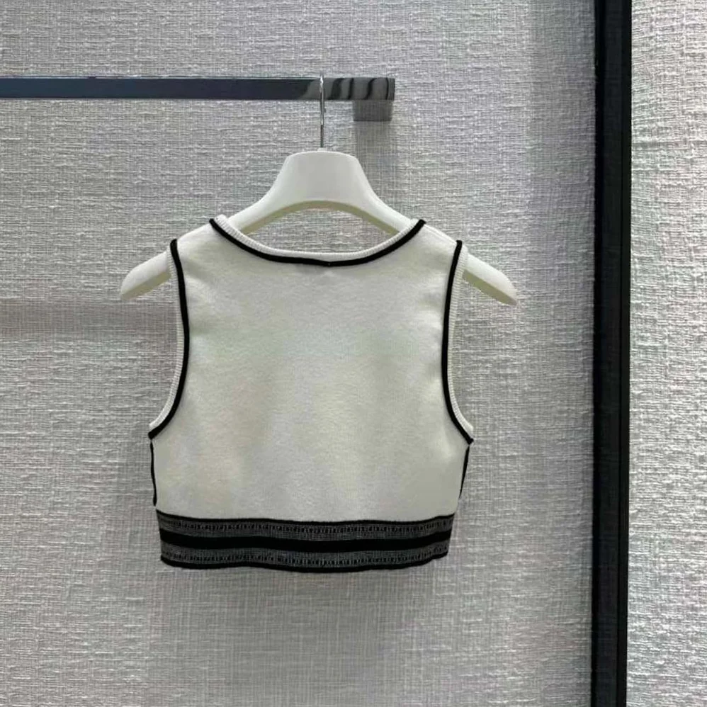 Loewe Cropped Tank Top in Viscose for Women in White