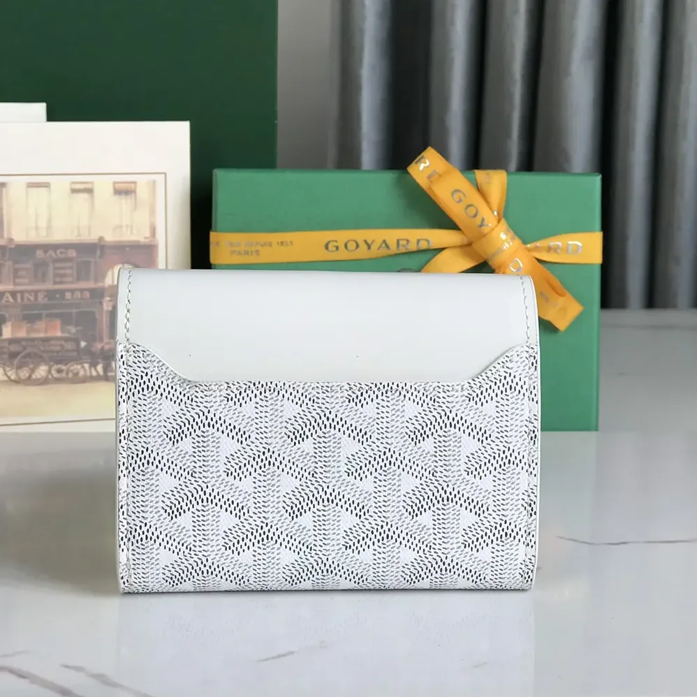 Goyard Saint Gabrie Wallet for Unisex in White Goyard Saint Gabrie Wallet for Unisex in White
