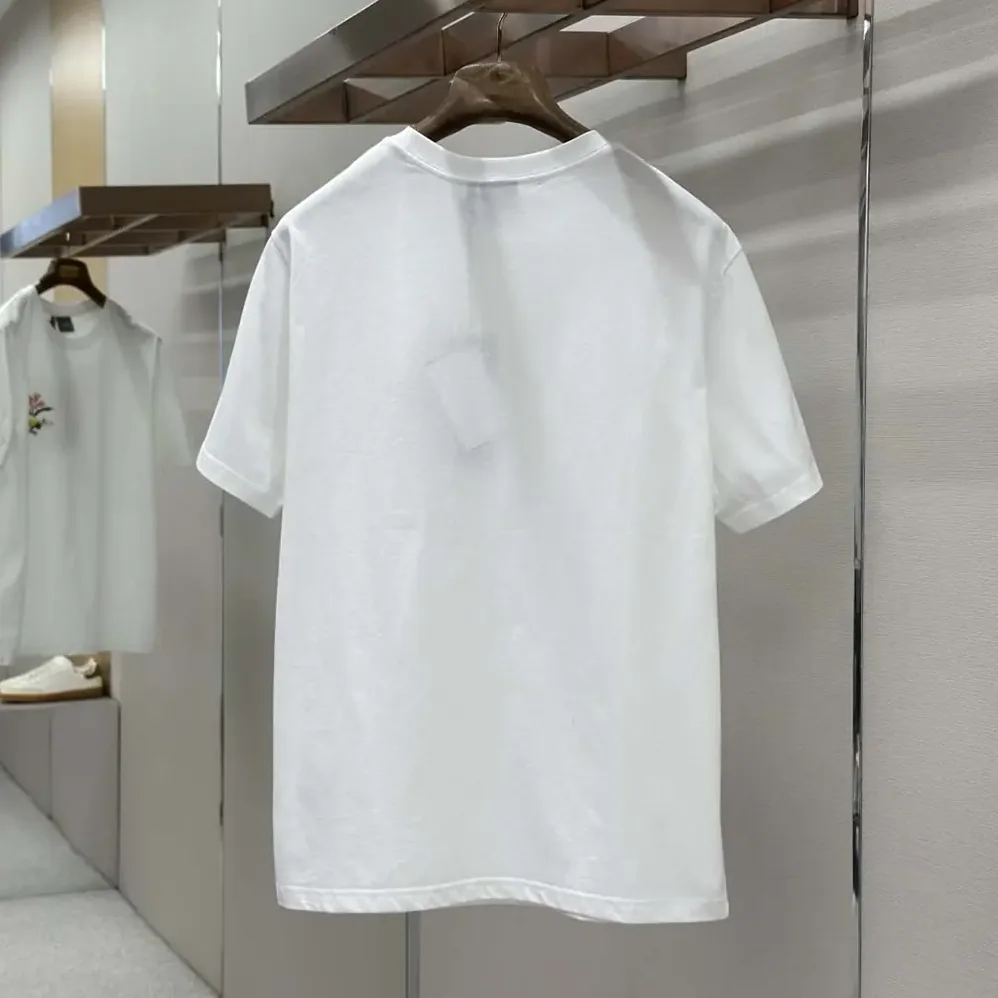 Dior T-Shirt with Dior Secret Garden Motif Relaxed Fit White Cotton Jersey for Women Dior T-Shirt with Dior Secret Garden Motif Relaxed Fit White Cotton Jersey for Women