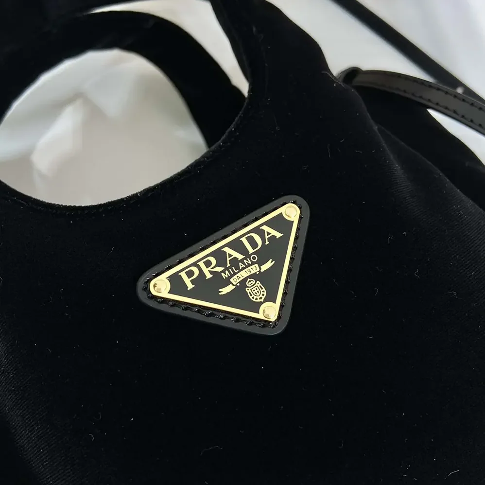 Prada Padded Velvet Mini Handbag for Women