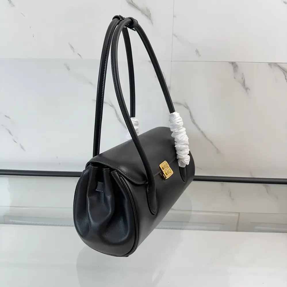Miu Miu Leather Shoulder Bag for Women in Black