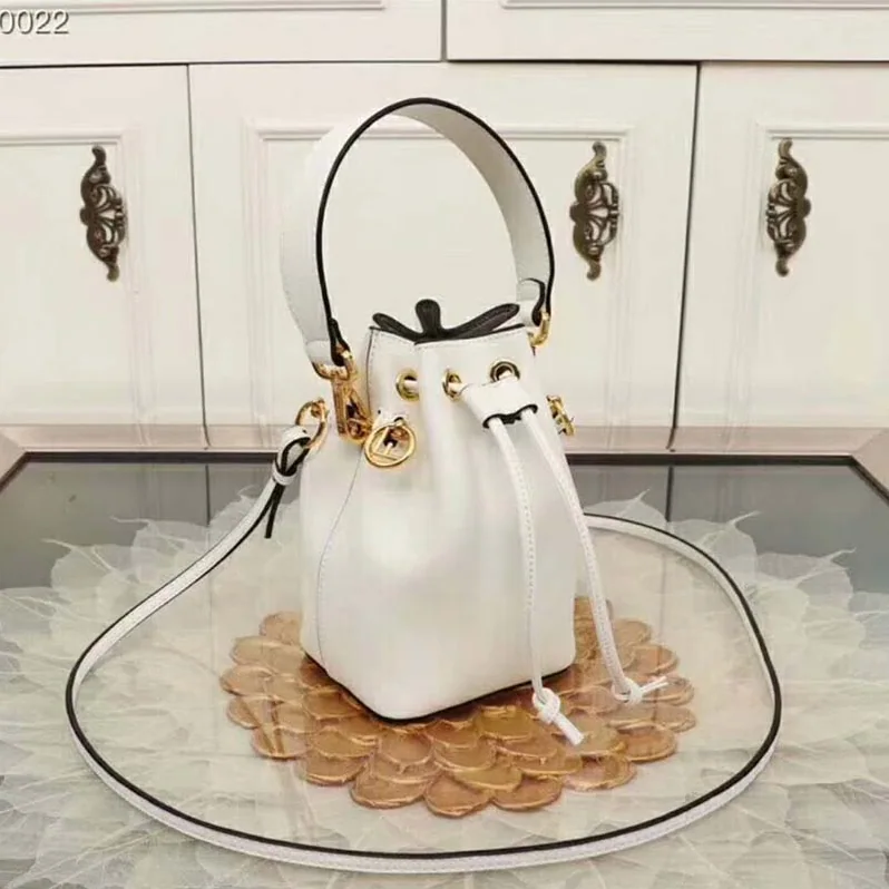 Fendi Mon Tresor White Leather Mini for Women in Bag