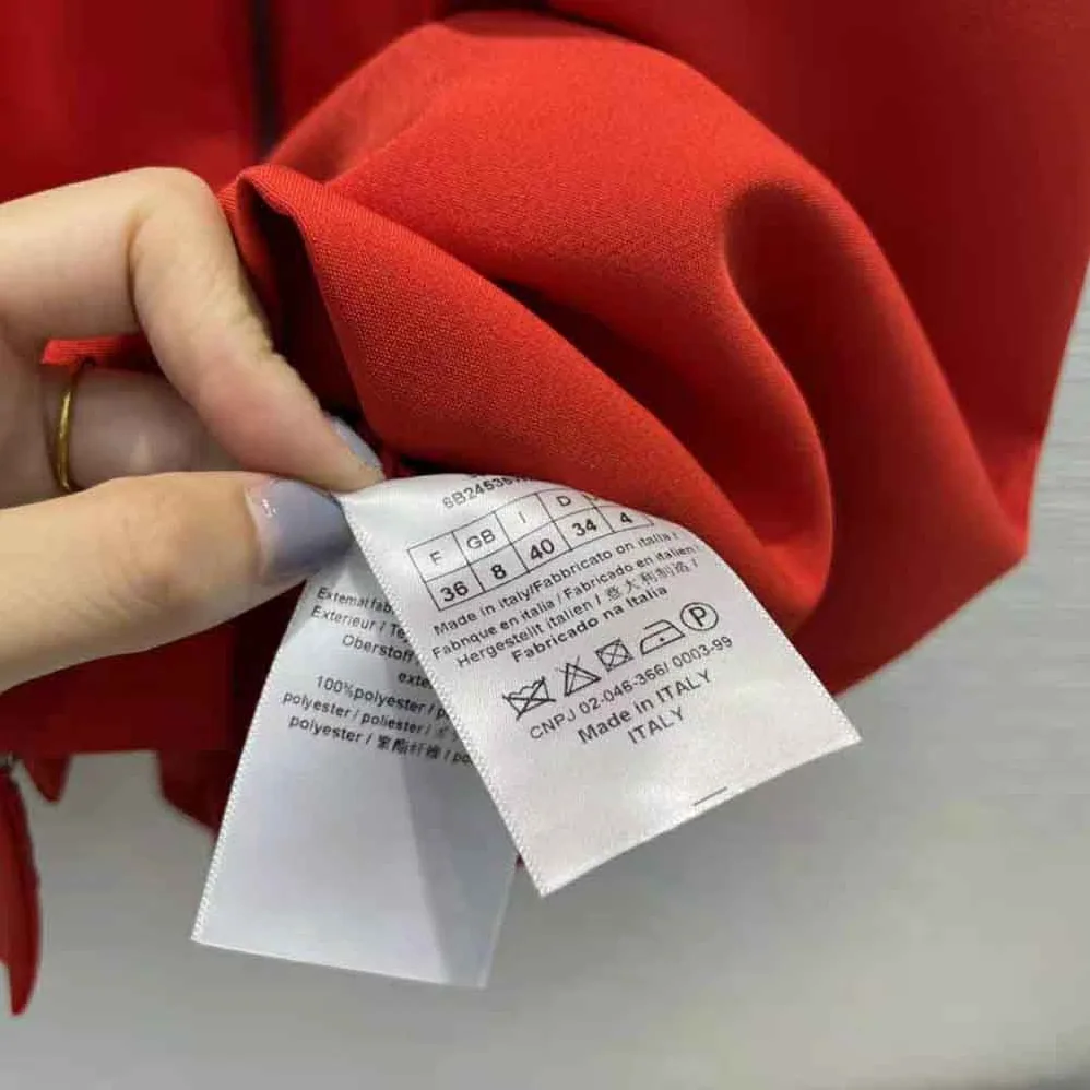 Dior Short Zipped Dress Red Double for Women in Sided Wool Dior Short Zipped Dress Red Double for Women in Sided Wool