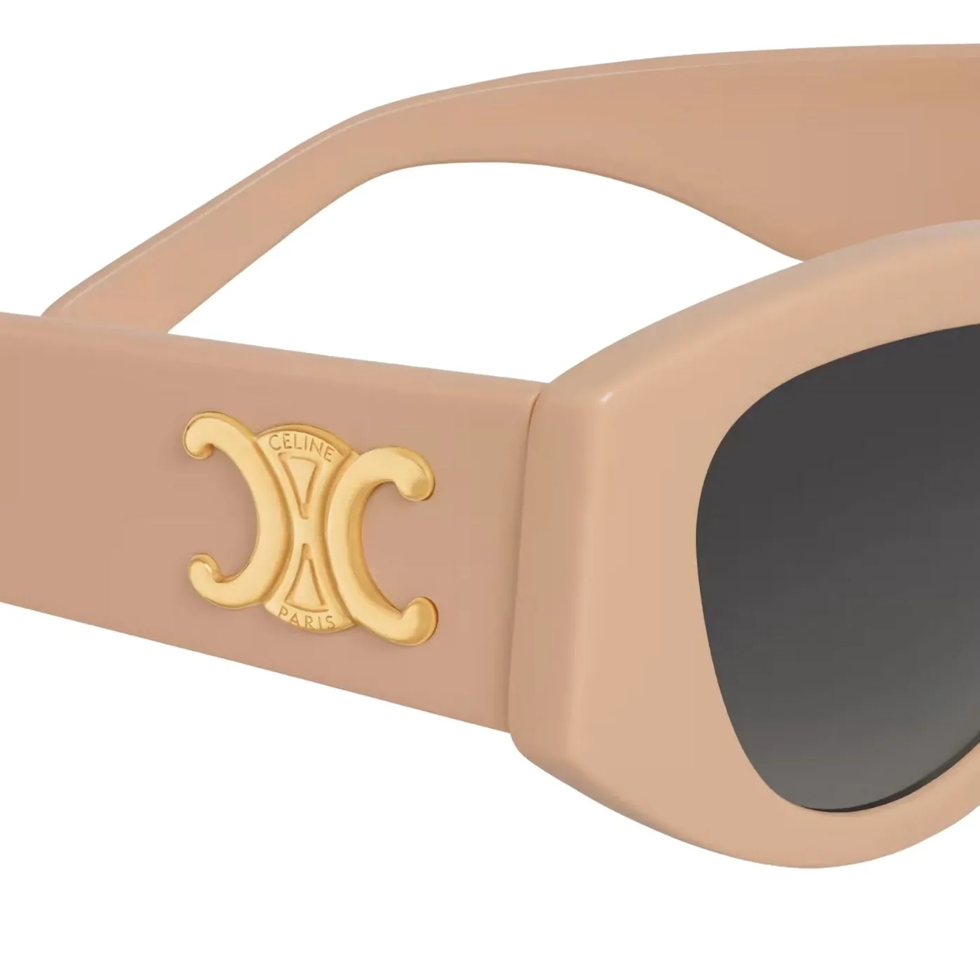 Celine Triomphe 15 Sunglasses In Acetate Nude Celine Triomphe 15 Sunglasses In Acetate Nude