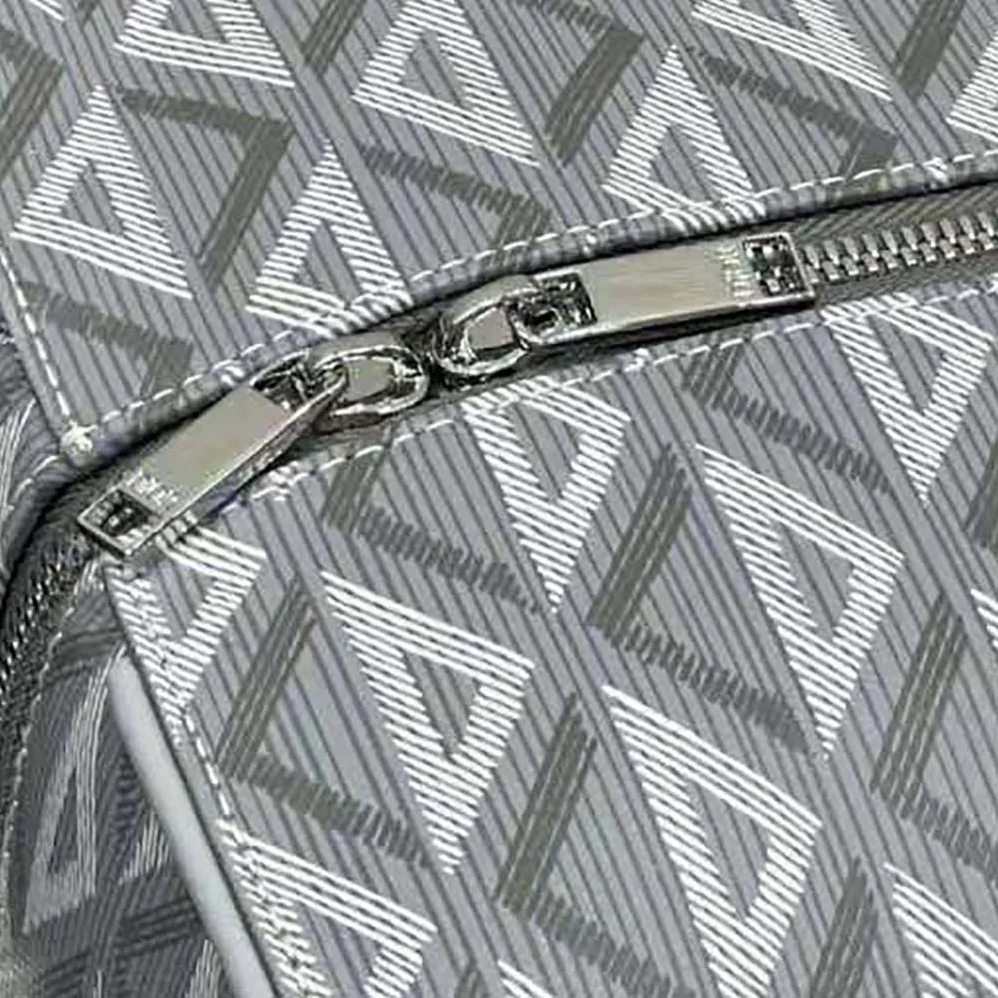 Dior Lingot 50 Duffle Bag Dior Gray CD Diamond Canvas for Men