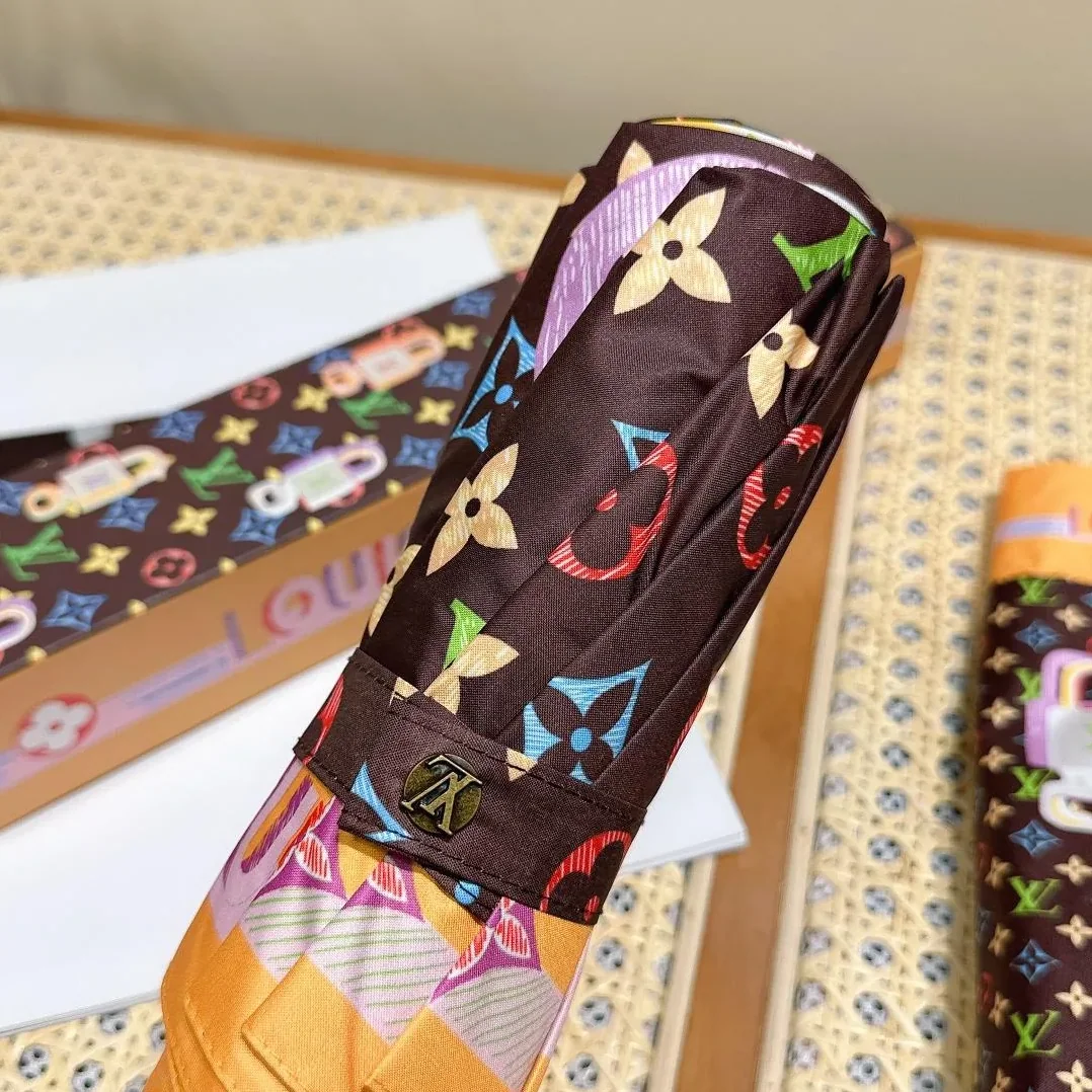 Louis Vuitton Monogram Printed Umbrella Brown Louis Vuitton Monogram Printed Umbrella Brown