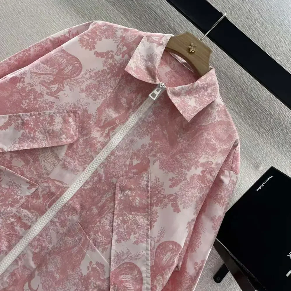Dior Dioriviera Jacket White Jacquard Technical Taffeta for Women Dior Dioriviera Jacket White Jacquard Technical Taffeta for Women