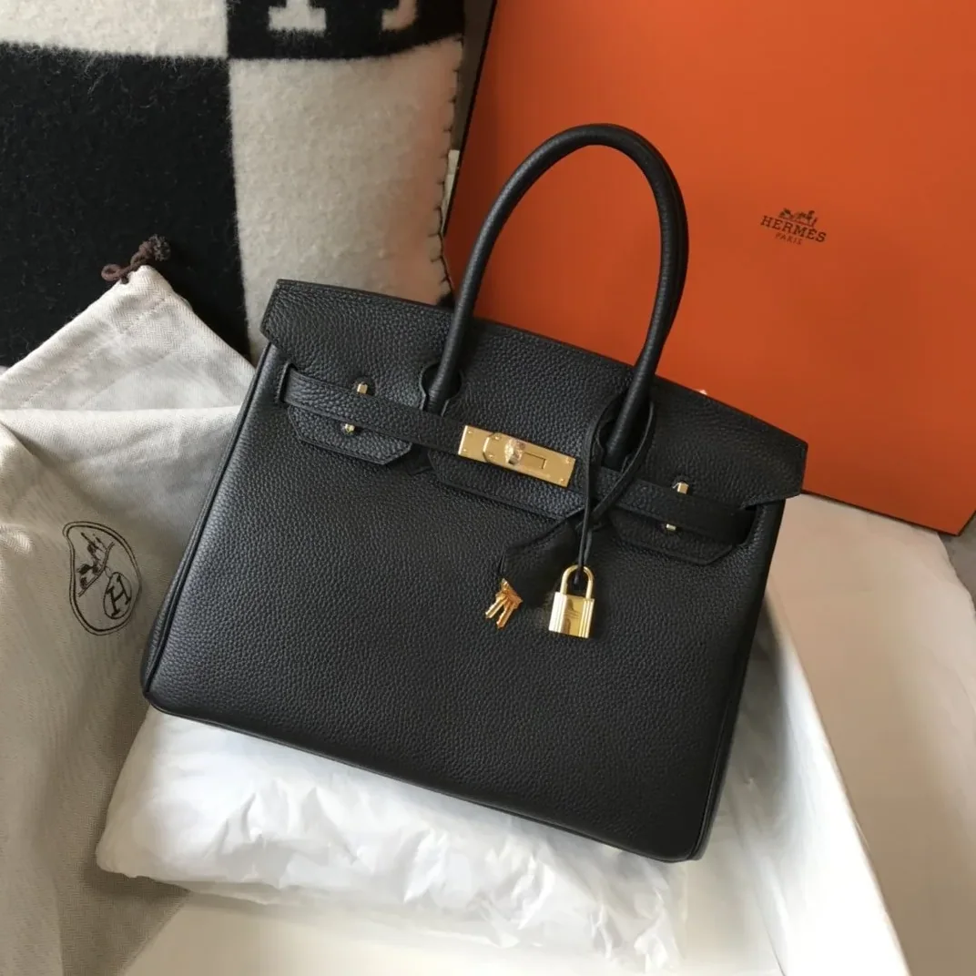 Hermes Birkin Top Handle Bag in Brown Gold Hardware Hermes Birkin Top Handle Bag in Brown Gold Hardware
