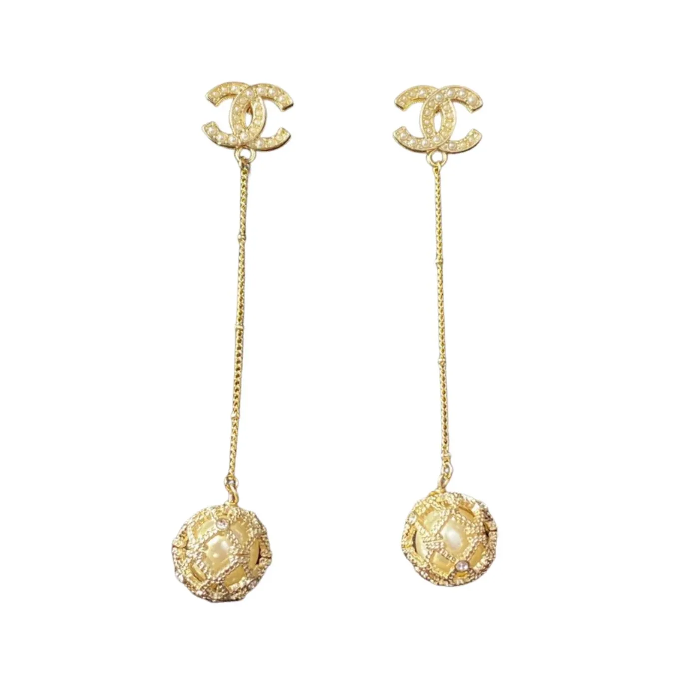 Long Earrings Gold Long Earrings Gold